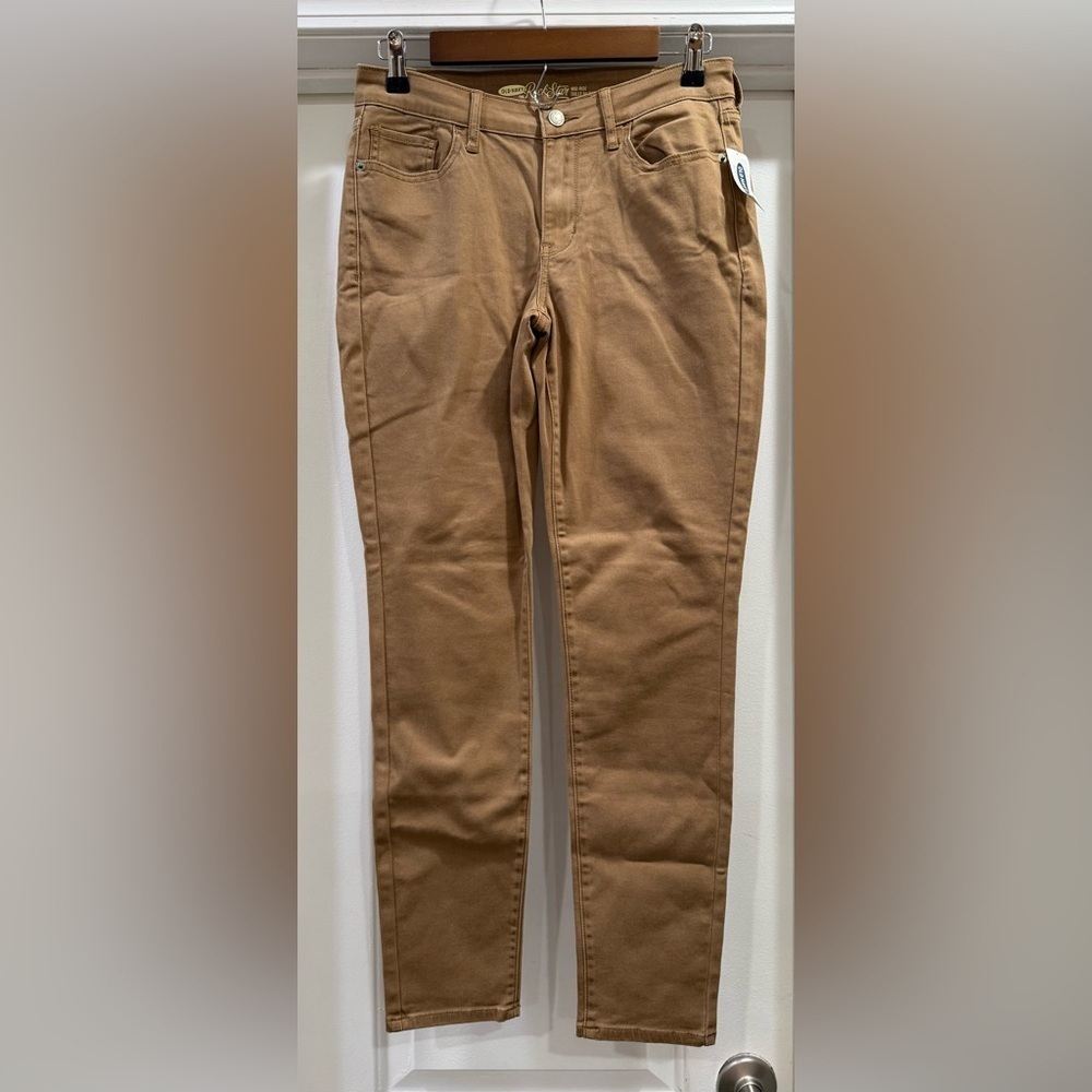 Old Navy Women’s Rock Star Mid Rise Pants Size 8 Regular 🆕🆕🆕
